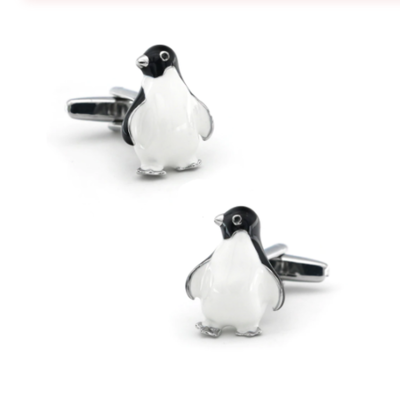 Manžetové knoflíčky tučňáček