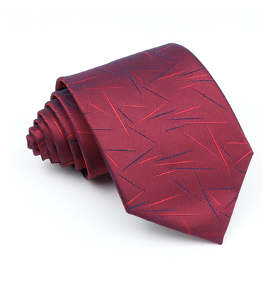 Kravata se vzorem červená
