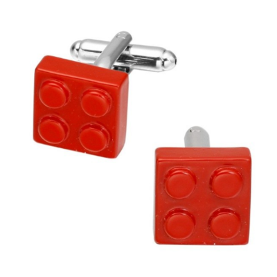 Manžetové knoflíčky červené Lego